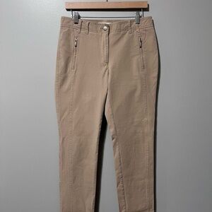 Brax Magic X Mid Rise Skinny Tan Chino Pant